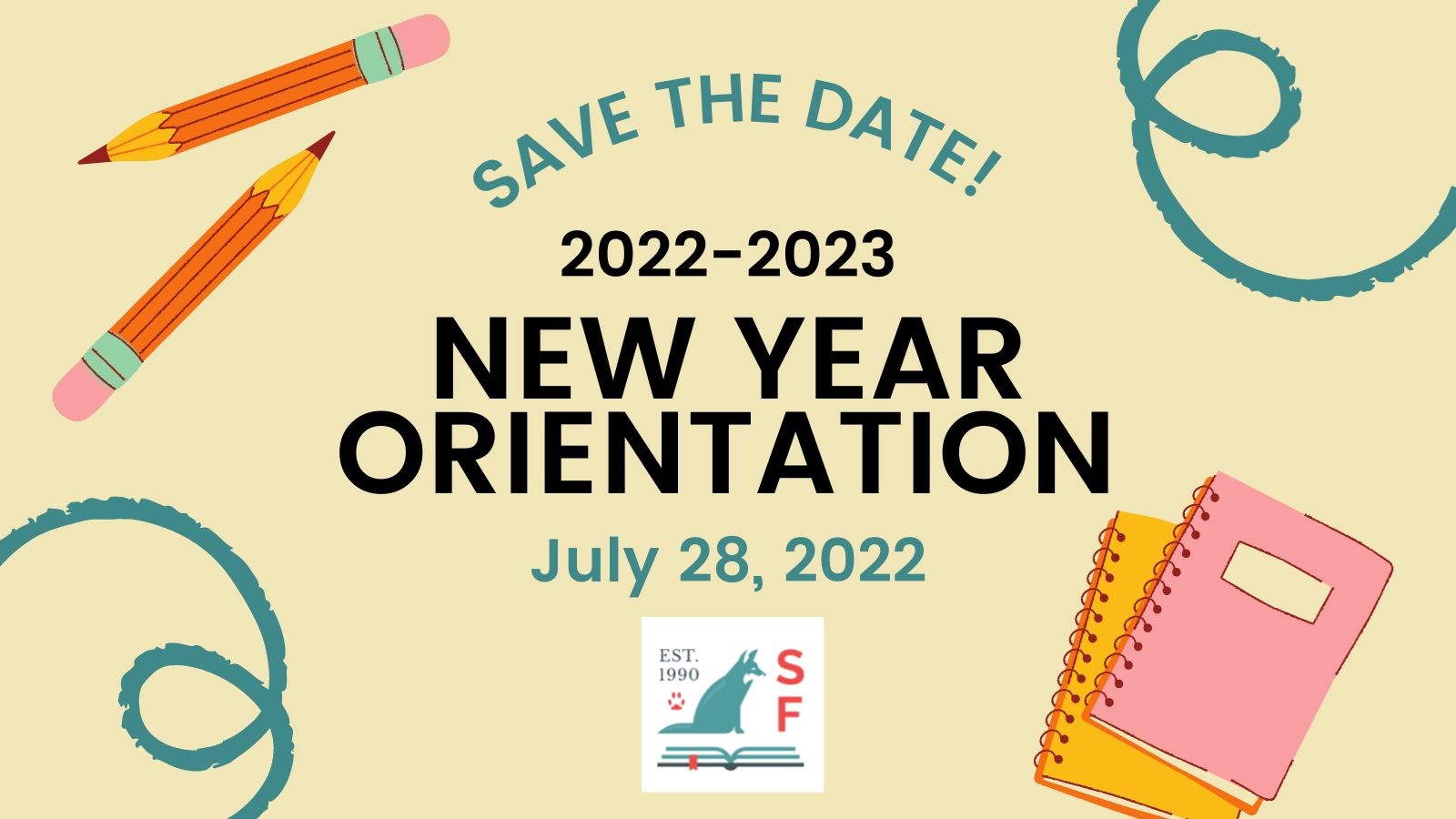 Save the Date! New Year Orientation